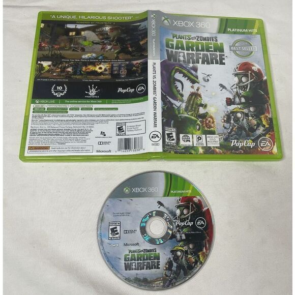 Plants vs. Zombies: Garden Warfare - Xbox 360 Game Complete Clean Disc - Picture 1 of 7